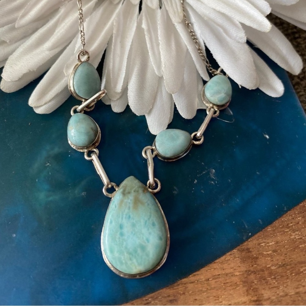 Authentic larimar necklace :-)
